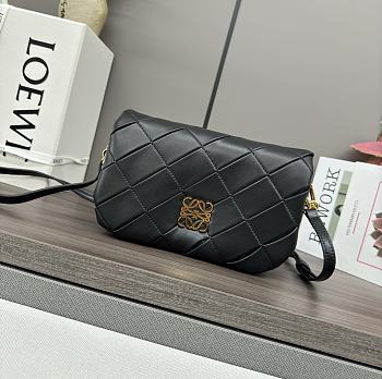 Loewe Mini Puffer Goya Black Lambskin 20x13x6cm