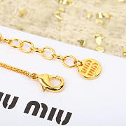 Miu Miu Necklaces & Pendants Gold Color - 3