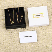 Miu Miu Necklaces & Pendants Gold Color - 2