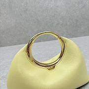 Jacquemus Le Petit Calino Mini Leather Yellow Tote Bag 24x9.5x20cm - 5