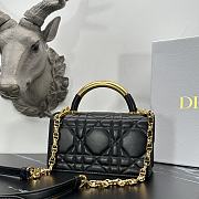 Dior Mini Ange Bag Black 20 x 12 x 5 cm - 3