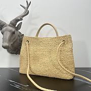 Bottega Veneta Medium Andiamo Raffia 32.5x24x12cm - 4