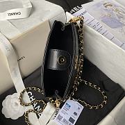 Chanel Clutch With Strap Black Bag 13x19x8cm - 2