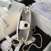 Chanel Clutch With Strap White Bag 13x19x8cm - 4