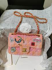 Chanel Small Flap Bag Orange 20cm - 1