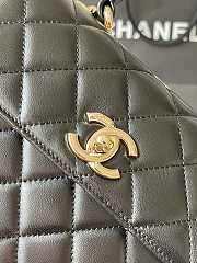 Chanel Mini Trendy Top Handle Black Bag 19.5cm - 3