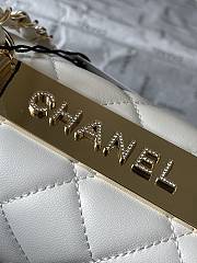 Chanel Trendy 24C Top Handle White 19.5x14.5x5.8cm - 2