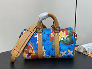 Louis Vuitton LV Keepall Bandoulière 25 Bright Blue 25 x 15 x 11 cm - 4