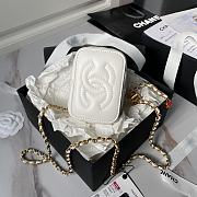 Chanel Mini Vanity Case White Bag 11x8.5x7cm - 5