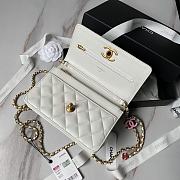 Chanel Wallet On Chain Woc White 19cm - 2