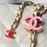 Chanel Wallet On Chain Woc White 19cm - 4