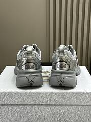 Dior Chrono Sneaker Gray Mesh Silver - 5