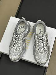 Dior Chrono Sneaker Gray Mesh Silver - 3