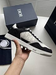 Dior B27 Low-Top Sneaker White Black Denim  - 5