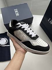 Dior B27 Low-Top Sneaker White Black Denim  - 2