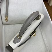 Hermes Epsom Horseshoe Mini Kelly Sellier 20 Nata Etoupe - 6