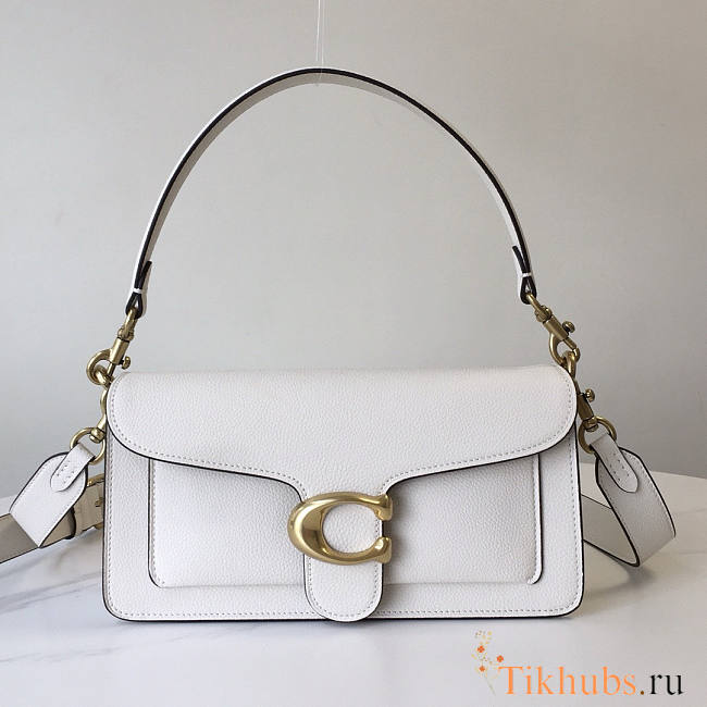 Coach Tabby 26 Shoulder Bag White 26x8x14cm - 1