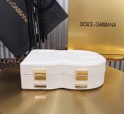 Dolce & Gabbana DG Logo Box Handbag White 20x15x6.5cm - 5