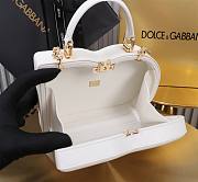 Dolce & Gabbana DG Logo Box Handbag White 20x15x6.5cm - 3