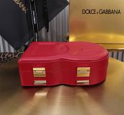 Dolce & Gabbana DG Logo Box Handbag Red 20x15x6.5cm - 5