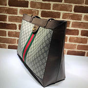 Gucci Ophidia Soft GG Supreme Medium Tote Brown 44x33x15cm - 4