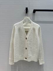 Hermes White Cardigan - 1