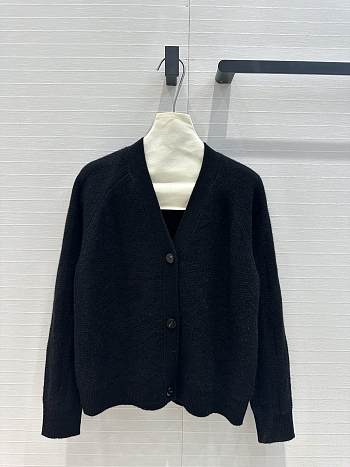 Hermes Black Cardigan