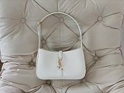 YSL Le 5 a 7 Smooth Leather White 23x16x6.5cm - 1