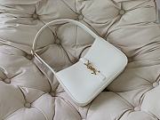 YSL Le 5 a 7 Smooth Leather White 23x16x6.5cm - 3