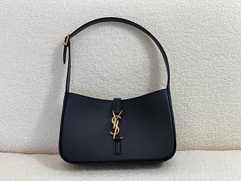 YSL Le 5 a 7 Smooth Leather Black 23x16x6.5cm