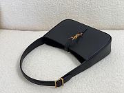 YSL Le 5 a 7 Smooth Leather Black 23x16x6.5cm - 4