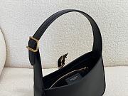 YSL Le 5 a 7 Smooth Leather Black 23x16x6.5cm - 3