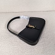 YSL Small Le 5 a 7 Smooth Leather Black 19x11.5x4.5cm - 4