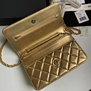 Chanel Wallet On Chain Woc Gold Lambskin 19cm - 2