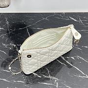 Dior Miss Dior Midi White Lambskin 23x13x5cm - 3