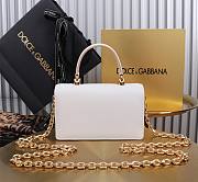 Dolce & Gabbana DG Girls Mini Bag White 17.8x10x3.5cm - 3