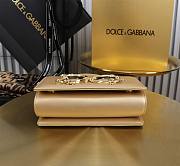 Dolce & Gabbana DG Girls Mini Bag Gold 17.8x10x3.5cm - 6