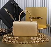 Dolce & Gabbana DG Girls Mini Bag Gold 17.8x10x3.5cm - 5