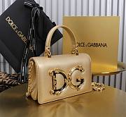 Dolce & Gabbana DG Girls Mini Bag Gold 17.8x10x3.5cm - 4