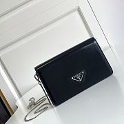 Prada Bag Spazzolato Black 19x10.5x3.5cm - 1