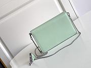 Prada Bag Spazzolato Green 19x10.5x3.5cm - 3