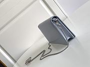 Prada Bag Spazzolato Blue 19x10.5x3.5cm - 4