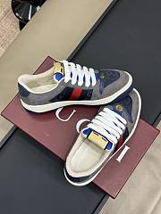 Gucci GG Screener Sneaker Grey Suede - 4