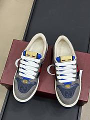 Gucci GG Screener Sneaker Grey Suede - 3