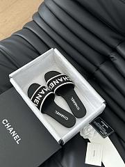 Chanel Black White Slides 02 - 2