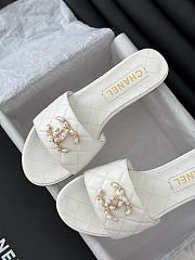 Chanel White Slides 08 - 4