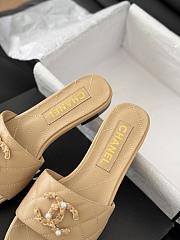 Chanel Beige Slides 04 - 3