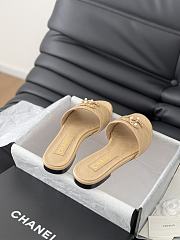 Chanel Beige Slides 04 - 5