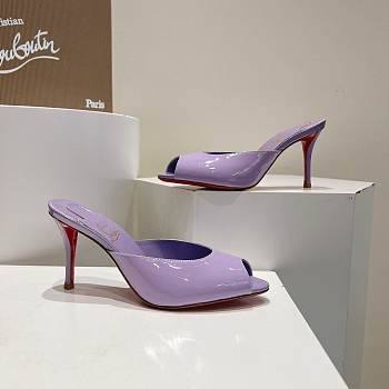 Christian Louboutin Me Dolly 100 Patent Purple Heel 