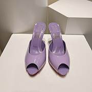 Christian Louboutin Me Dolly 100 Patent Purple Heel  - 5